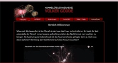 Desktop Screenshot of himmelsfeuerwerkerei.de
